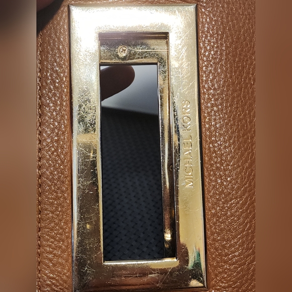 Michael Kors 2 Way Shoulder Bag 35T2GBKM2L Handle Leather Brown- VIETNAM - READ - Picture 2 of 11